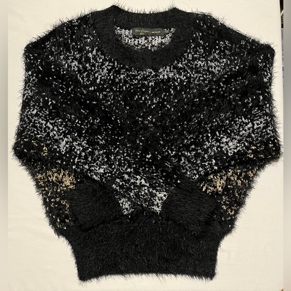 House of Harlow 1960 x Revolve Super Moon Fuzzy Metallic Sweater - Picture 7 of 7
